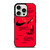 NIKE AIR OFF WHITE RED iPhone 15 Pro Case Cover