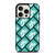 NIKE SB SKATEBOARD BOX PATTERN TURQUOISE iPhone 15 Pro Case Cover