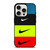 NIKE SWOOSH STRIPE COLORS iPhone 15 Pro Case Cover
