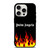 PALM ANGELS GRAFFITI FLAMES iPhone 15 Pro Case Cover
