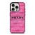 PRADA PINK DIAMOND iPhone 15 Pro Case Cover