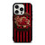 SOUTH CAROLINA GAMECOCKS FOOTBALL FLAG iPhone 15 Pro Case Cover