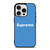 SUPREME BLUE iPhone 15 Pro Case Cover