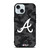 ATLANTA BRAVES BASEBALL BLACK CAMO iPhone 15 Case Cover