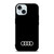 AUDI CAR LOGO BLACK iPhone 15 Case Cover