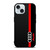 AUDI RED STRIPE LOGO iPhone 15 Case Cover