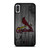 SAINT LOUIS CARDINALS BASEBALL MLB WOOD LOGO iPhone X / XS Case Cover