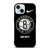 BROOKLYN NETS NBA BASKETBALL LOGO 3 iPhone 15 Case Cover