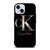 CALVIN KLEIN METAL LOGO iPhone 15 Case Cover