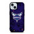 CHARLOTTE HORNETS BASKETBALL NBA FIRE iPhone 15 Case Cover