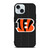 CINCINNATI BENGALS FOOTBALL TEXT iPhone 15 Case Cover