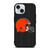 CLEVELAND BROWNS FOOTBALL TEXT iPhone 15 Case Cover