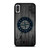 SEATTLE MARINERS BASEBALL MLB WOOD LOGO iPhone X / XS Case Cover