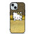 HELLO KITTY GOLD GLITTER LEOPARD iPhone 15 Case Cover