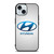 HYUNDAI SILVER LOGO iPhone 15 Case Cover