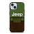 JEEP GREEN RUSTY LOGO iPhone 15 Case Cover