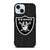 LAS VEGAS RAIDERS FOOTBALL TEXT iPhone 15 Case Cover