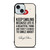 MARILYN MONROE QUOTES iPhone 15 Case Cover