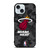 MIAMI HEAT BLACK CAMO iPhone 15 Case Cover