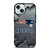 NEW ENGLAND PATRIOTS BROKEN METAL iPhone 15 Case Cover