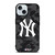 NEW YORK YANKEES BASEBALL BLACK CAMO iPhone 15 Case Cover