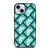 NIKE SB SKATEBOARD BOX PATTERN TURQUOISE iPhone 15 Case Cover