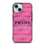 PRADA PINK DIAMOND iPhone 15 Case Cover