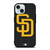 SAN DIEGO BROWN BASEBALL BLACK iPhone 15 Case Cover