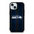 SEATTLE SEAHAWKS NFL METAL STRIPE iPhone 15 Case Cover