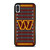 WASHINGTON COMMANDERS FOOTBALL FIELD iPhone X / XS Case Cover
