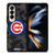 CHICAGO CUBS BASEBALL BLACK CAMO Samsung Galaxy Z Fold 4 Case Cover