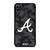 ATLANTA BRAVES BASEBALL BLACK CAMO iPhone XS Max Case Cover