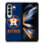HOUSTON ASTROS MLB LOGO Samsung Galaxy Z Fold 4 Case Cover