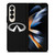 INFINITI MOTORS CARBON FIBER Samsung Galaxy Z Fold 4 Case Cover