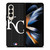KANSAS CITY ROYALS BASEBALL BLACK Samsung Galaxy Z Fold 4 Case Cover