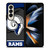LOS ANGELES RAMS NFL TEAM Samsung Galaxy Z Fold 4 Case Cover