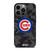 CHICAGO CUBS BASEBALL BLACK CAMO iPhone 13 Pro Case Cover
