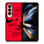 NIKE AIR OFF WHITE RED Samsung Galaxy Z Fold 4 Case Cover