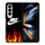 NIKE SWOOSH IN FLAMES Samsung Galaxy Z Fold 4 Case Cover