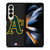 OAKLAND ATHLETICS BASEBALL BLACK Samsung Galaxy Z Fold 4 Case Cover