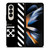 OFF WHITE USA STRIPE Samsung Galaxy Z Fold 4 Case Cover