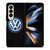 VW VOLKSWAGEN CARBON FIBER Samsung Galaxy Z Fold 4 Case Cover