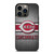 CINCINNATI RED MLB BASEBALL METAL iPhone 13 Pro Case Cover