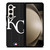 KANSAS CITY ROYALS BASEBALL BLACK Samsung Galaxy Z Fold 5 Case Cover