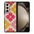 KATE SPADE JACQUARD PINK YELLOW Samsung Galaxy Z Fold 5 Case Cover