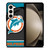 MIAMI DOLPHINS NFL TEAM Samsung Galaxy Z Fold 5 Case Cover