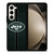NEW YORK JETS NFL METAL STRIPE Samsung Galaxy Z Fold 5 Case Cover