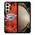 OKLAHOMA CITY THUNDERS BASKETBALL NBA FIRE Samsung Galaxy Z Fold 5 Case Cover