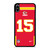 KANSAS CITY CHIEFS PATRICK MAHOMES 15 NFL NIKE iPhone XS Max Case Cover