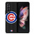 CHICAGO CUBS BASEBALL BLACK Samsung Galaxy Z Fold 3 Case Cover